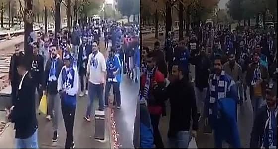 بالفيديو.. جماهير الهلال تحتشد في سايتاما لدعم الزعيم ضد أوراوا