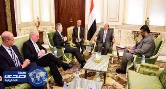  ⁠⁠⁠وفد أمريكى فى زيارة الرئيس اليمنى بشأن تدخلات ايران