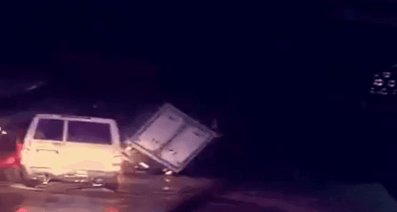 أمطار غزيرة تُسيل الأودية في تبوك