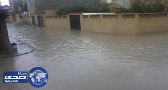 أمطار غزيرة تضرب محافظة بارق