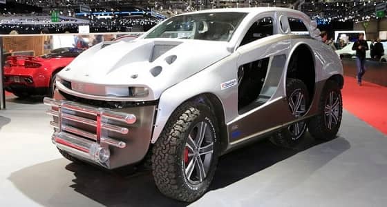 بورشة كايين تتحول للوحش سبارو 4×4+2 في معرض جنيف