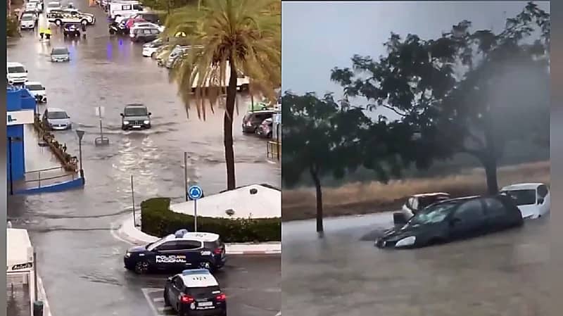 فيضانات عنيفة تضرب إسبانيا .. فيديو