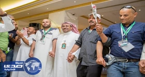 بالصور.. حجاج شهداء فلسطين يصلون المدينة