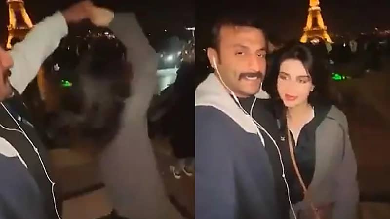 رومانسية صالحة القحطاني وزوجها مع الأنغام في شوارع باريس .. فيديو