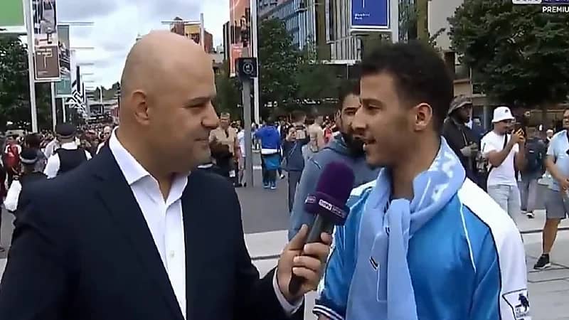 مشجع هلالي : جاي اشوف مستوى هالاند هل يناسب الهلال أو لا .. فيديو