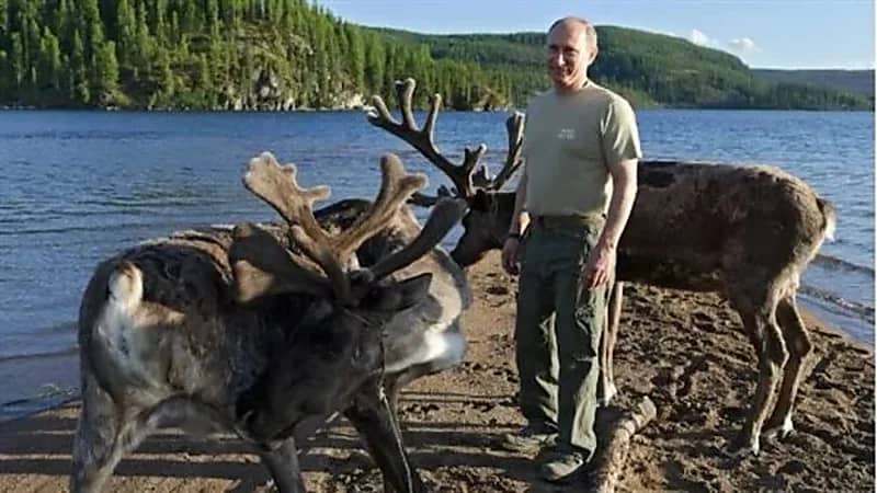 مرض "بوتين" الغامض يدفعه للاستحمام بدم الغزال