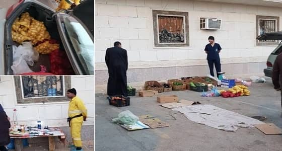 بالصور.. أمانة الرياض تشن حملة في حي السلي لتعقب الباعة المخالفين