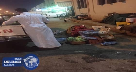 مصادرة 3 مركبات تبيع الخضار وتسليم 4 عمال مخالفين بالرياض