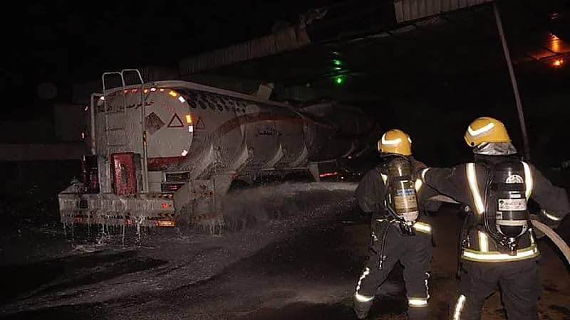 وفاة وإصابة في حادث وميض لحظي بتبوك