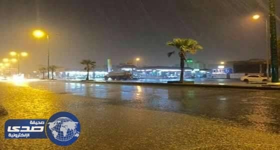 هطول أمطار متوسطة إلى غزيرة على جازان