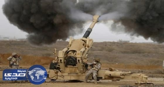 ⁠⁠⁠القوات السعودية تقصف مناطق إطلاق قذائف للحوثيين