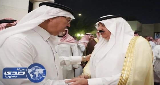 وزير الحرس الوطني يعزي في رجل الأعمال " السبيعي "