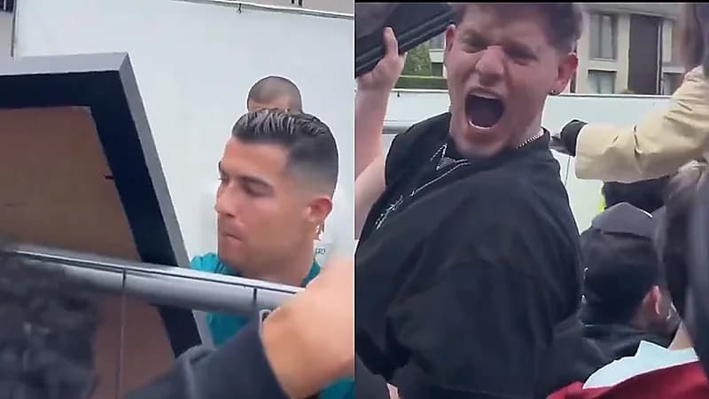 فرحة هستيرية لمشجع بعد توقيع رونالدو .. فيديو