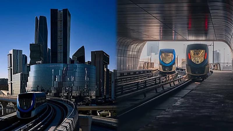 تشغيل محطتي الداخلية والمربع في قطار الرياض