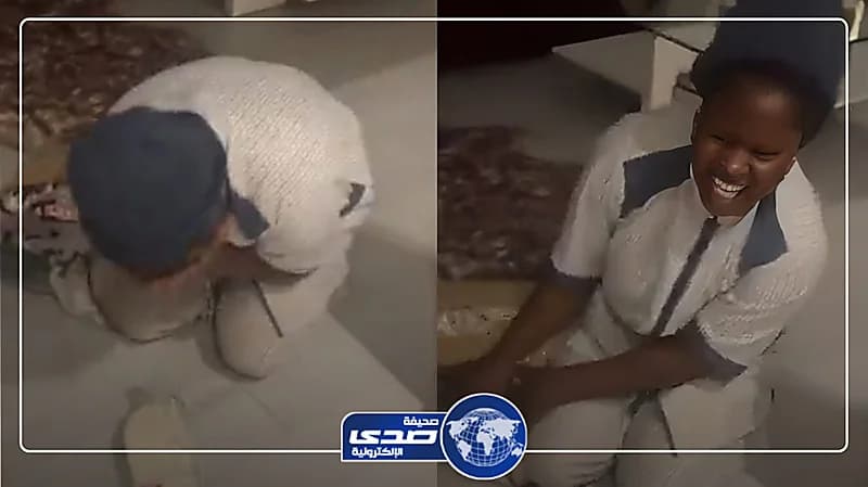 رد فعل عاملة بعد ان أهداها أصحاب المنزل طلبية خاصة لها .. فيديو