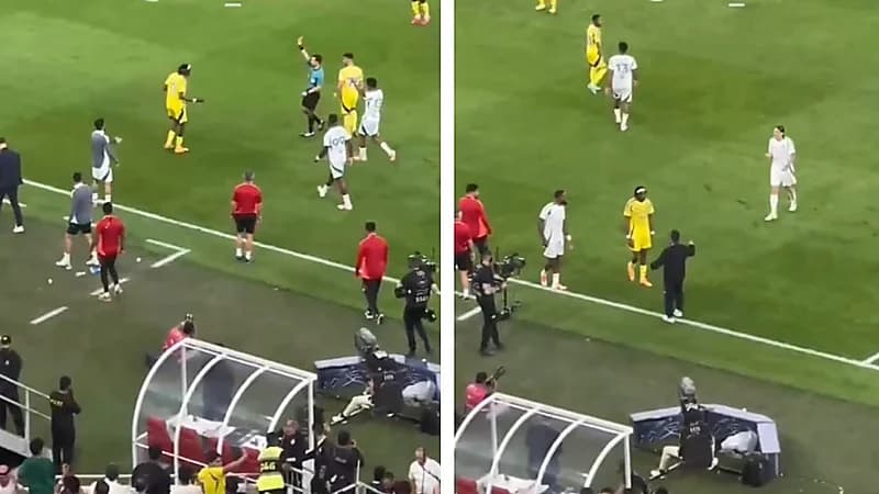 لقطة مثيرة بين سيماكان وتوني تشعل الكلاسيكو .. فيديو