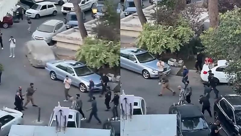 فيديو لقاتل ديالا صلحي الوادي أثناء ذهابه لتمثيل جريمته