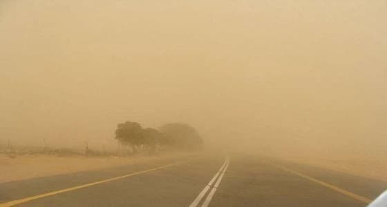 إنذار بوجود رياح وأتربة بمحافظة الخرج