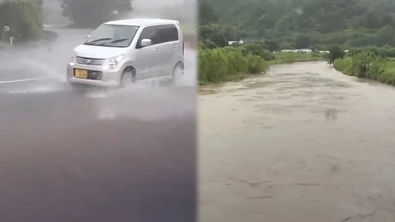 إعصار لينغلينغ يتسبب بانهيارات طينية في اليابان.. فيديو