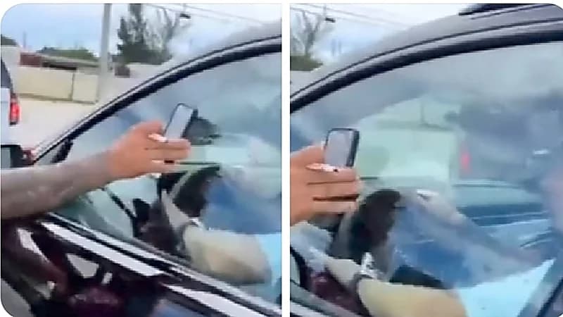 مطاردة المعجبين لـ ميسي للتصوير معه.. فيديو