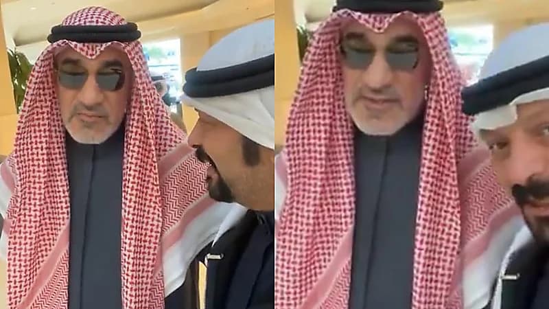 وزير الداخلية الكويتي لـ رجل رحّب به: منور بس مدخن وايد اليوم .. فيديو