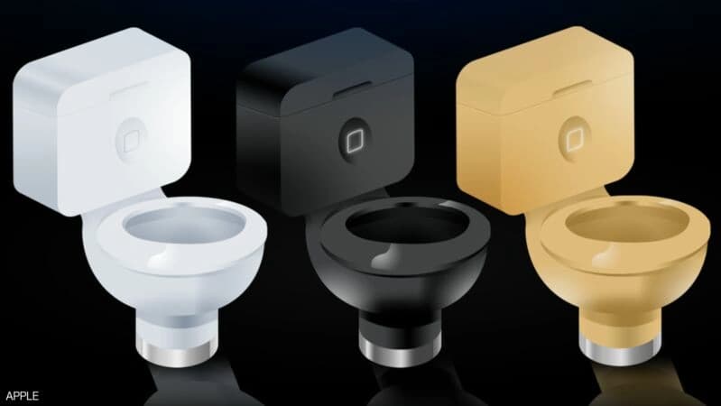 آبل تبهر العالم بمراحيض مستوحاة من آيفون