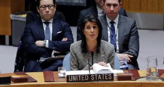 نيكي هيلي: نقدر إجراءات 64 دولة بشأن التصويت على وضع القدس
