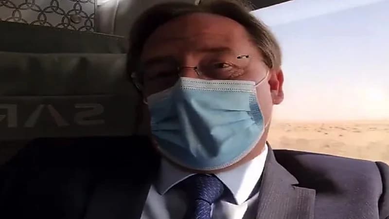 بالفيديو.. سفير فرنسا لدى المملكة يستقل القطار متجهًا للقصيم