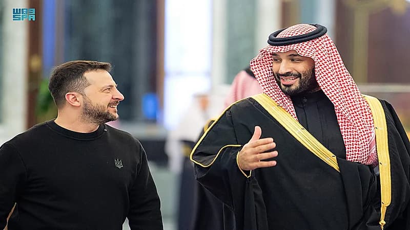 ولي العهد يستقبل رئيس أوكرانيا .. فيديو