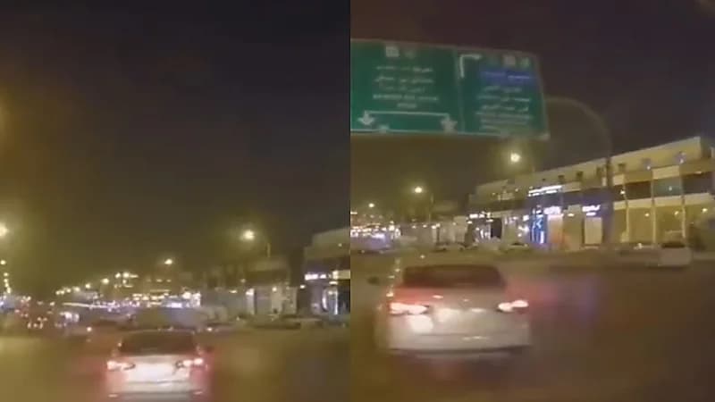 شاهد.. قائد سيارة متهور كاد يتسبب في كارثة بالرياض