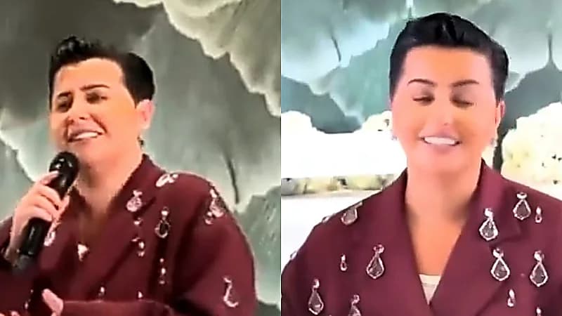 إطلالة شمة حمدان تُشعل الجدل في حفل زفاف شقيقتها.. فيديو