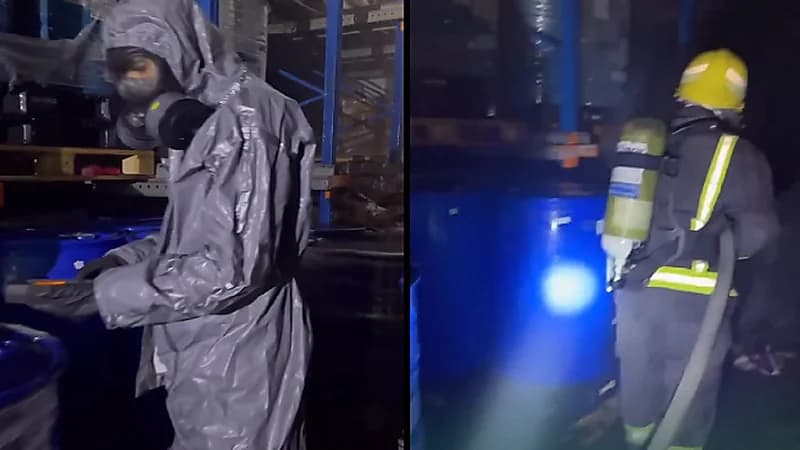 إخماد حريق محدود في مصنع بالرياض .. فيديو