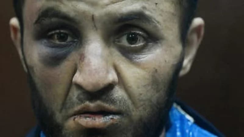 لحظة اعتقال أحد منفذي هجوم موسكو المسلح .. فيديو