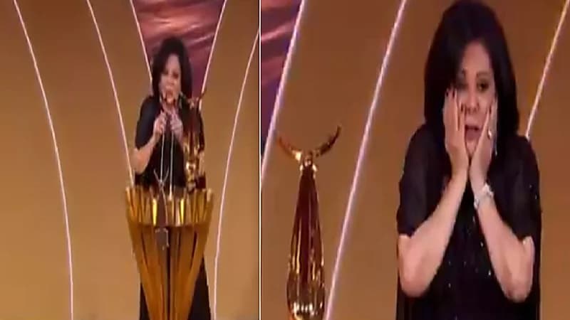 إسعاد يونس ترقص فرحا بعد تكريمها في JoyAwards .. فيديو