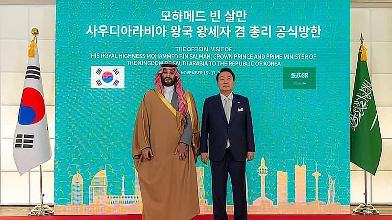 رئيس كوريا: زيارة ⁧‫ولي العهد‬⁩ أصبحت معلمًا مهمًا ودفعت العلاقات الثنائية إلى الأمام