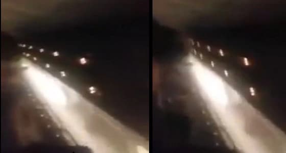 بالفيديو.. طائرة ليبية كادت أن تسقط في البحر