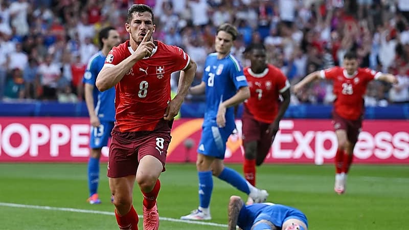 إيطاليا تودع اليورو بعد الخسارة بثنائية .. فيديو