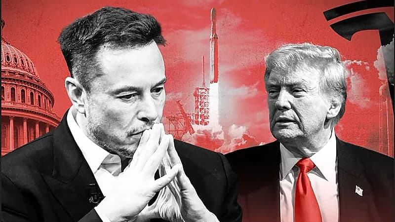 توتر بين ترامب وماسك على خلفية السياسات التجارية وتحذيرات من أزمة عالمية
