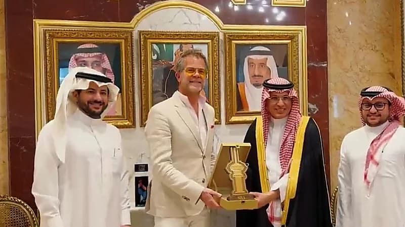 الحارثي يستقبل سورين ويست رئيس شركة TAIT العالمية.. فيديو