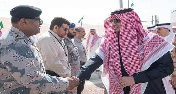 وزير الداخلية يفتتح مقر قوة أمن حقل الشيبة التابع لحرس الحدود