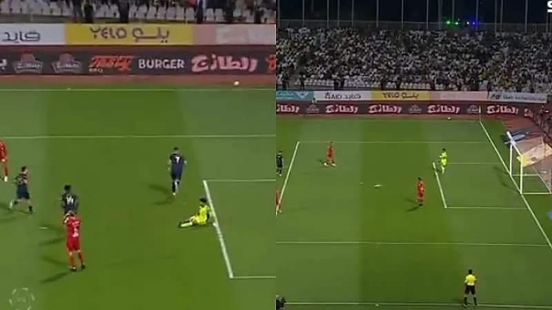 خطأ كارثي من باخشوين يتسبب بهدف على فريقه الوحدة .. فيديو