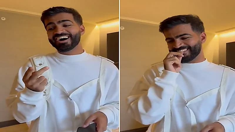 ردة فعل زوج سارة الودعاني على ترند الضحك حول فكرة زواجه مجددًا .. فيديو