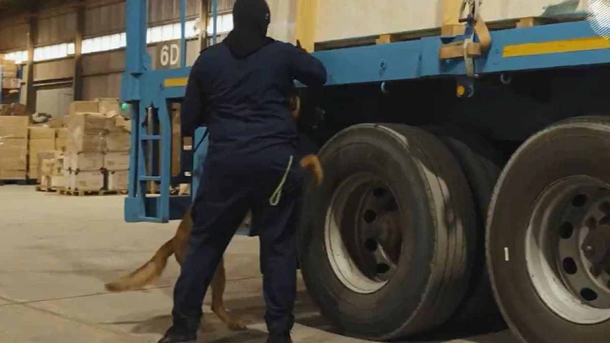 إحباط تهريب 8.9 كجم من مادة الشبو في منفذ الربع الخالي.. فيديو