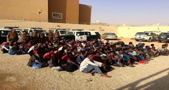 بالصور.. ضبط 96 شخصًا مخالفًا لأنظمة العمل والإقامة في الدلم