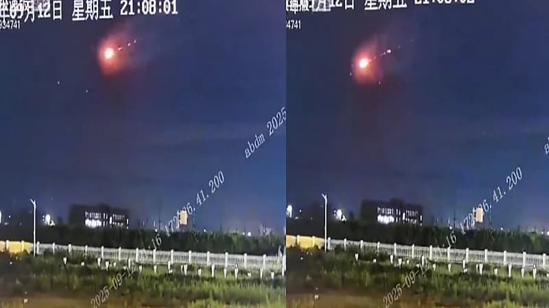 الصين ترصد جسم طائر مجهول عبارة عن كرة من النار.. فيديو