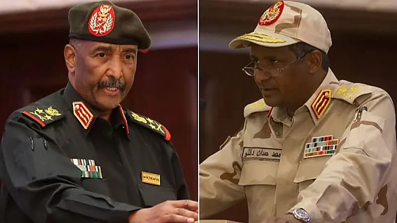 البرهان‬⁩ يعفي ⁧‫حميدتي‬⁩ من منصبه بمجلس السيادة ويكلّف مالك عقار بدلاً منه