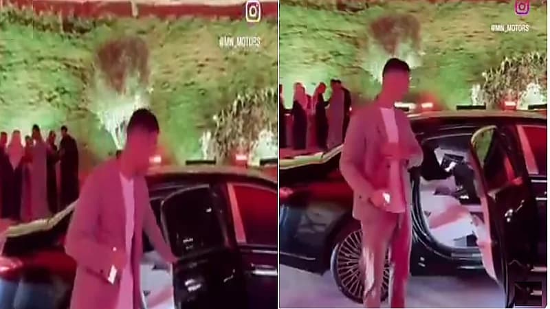 رونالدو يغلق باب سيارة مايباخ بالطريقة التقليدية ومتابع يعلق! .. فيديو
