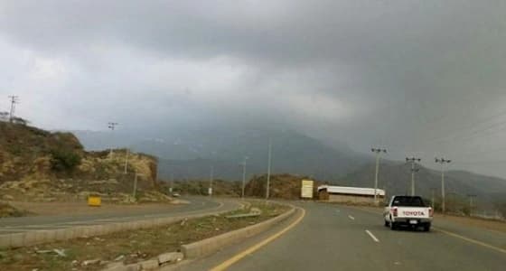 سحب رعدية ممطرة بالباحة وعسير.. وأتربة تحد من الرؤية الأفقية بالمدينة