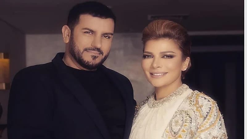 أصالة تغازل زوجها: معك بقدر غمض عيوني وأمشي