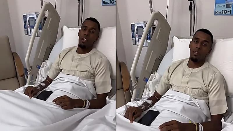 حسين شيعان يرقد في المستشفى بأحدث ظهور له .. فيديو